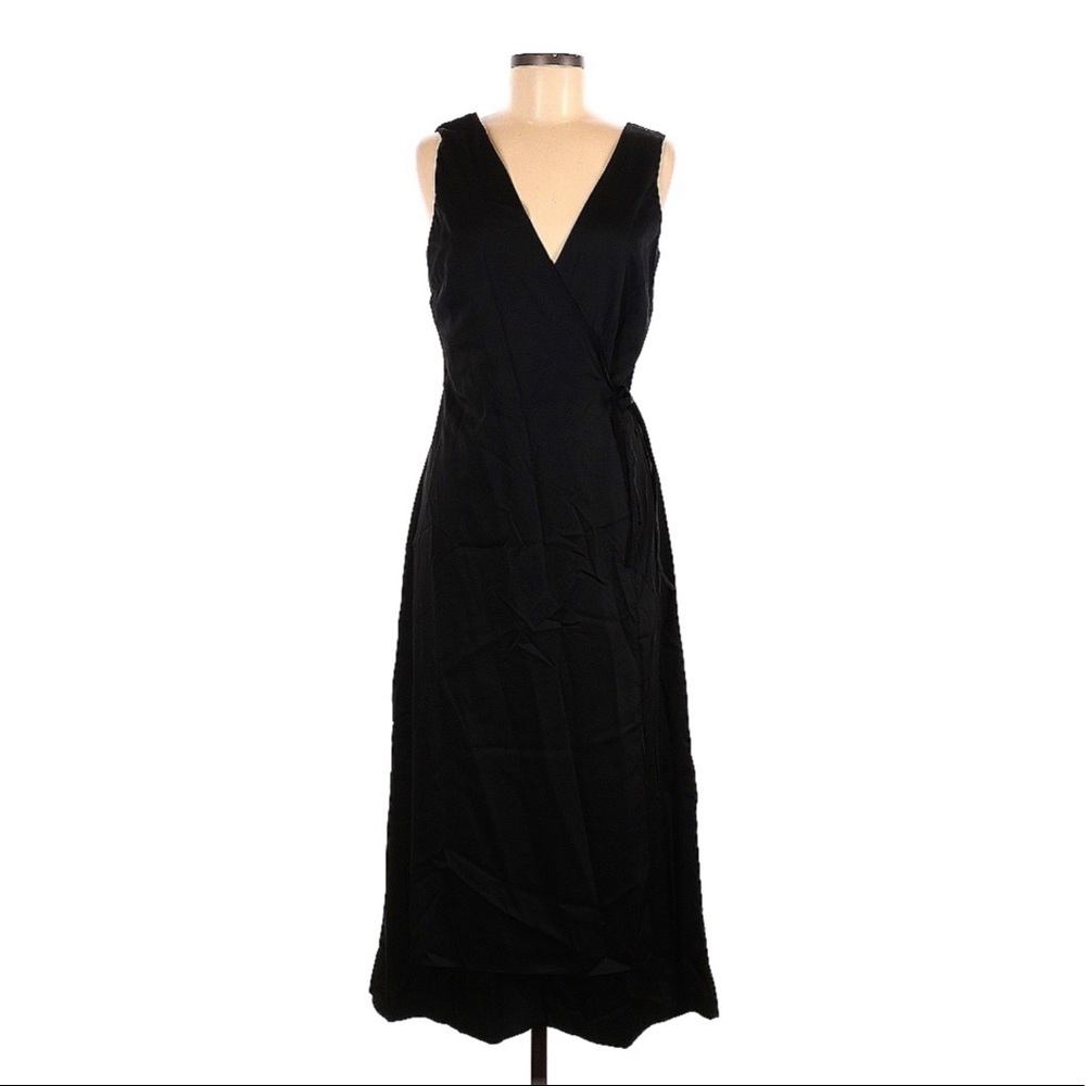 ASOS Black Sleeveless Long Maxi Dress Size 8 EUC